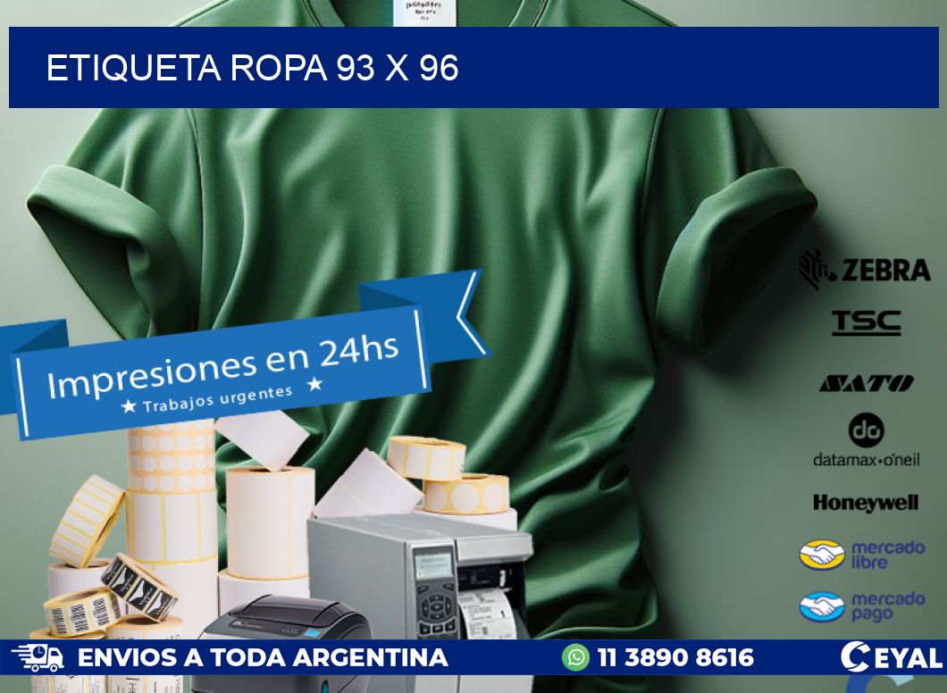 ETIQUETA ROPA 93 x 96