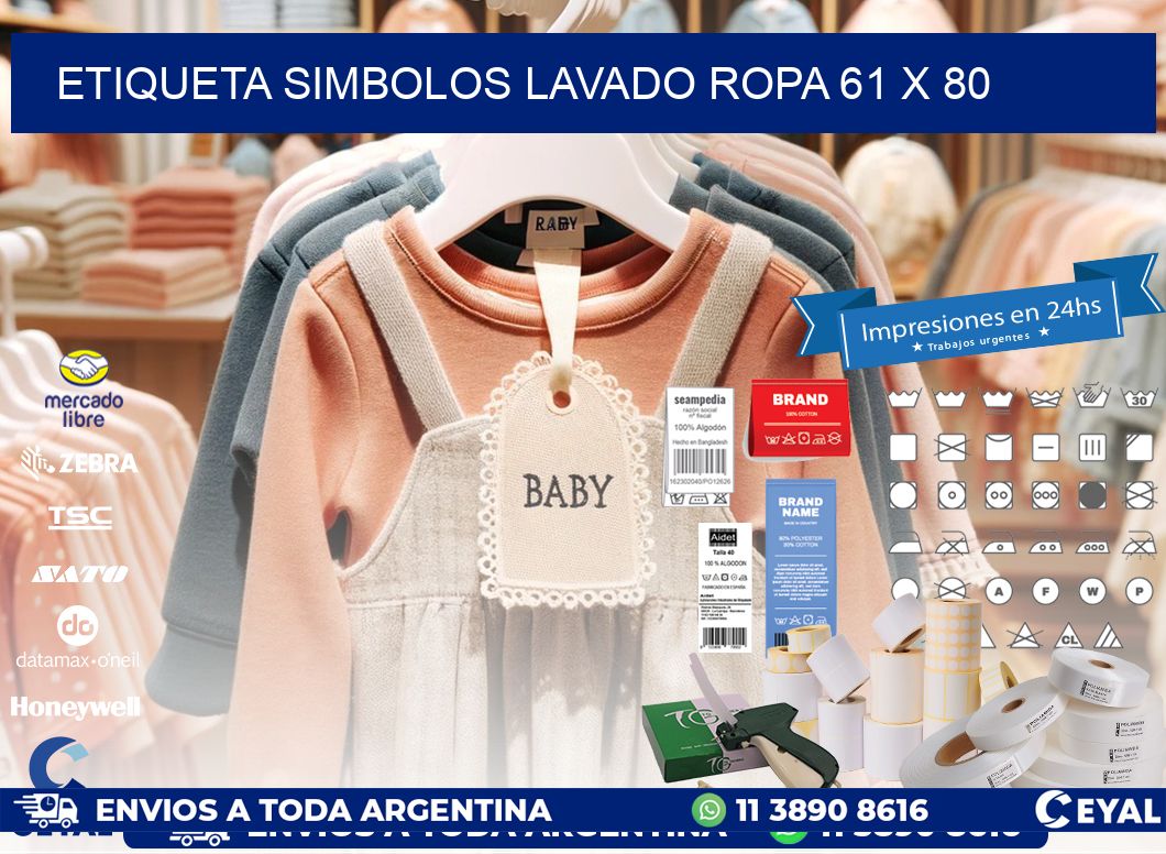 ETIQUETA SIMBOLOS LAVADO ROPA 61 x 80