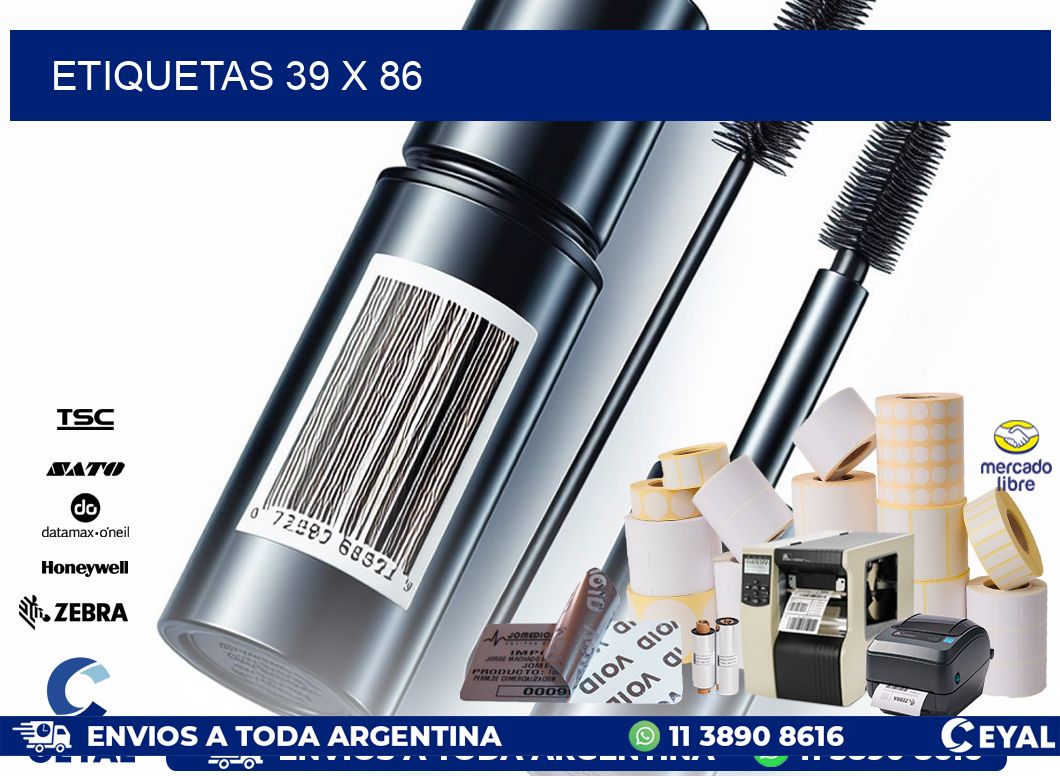 ETIQUETAS 39 x 86