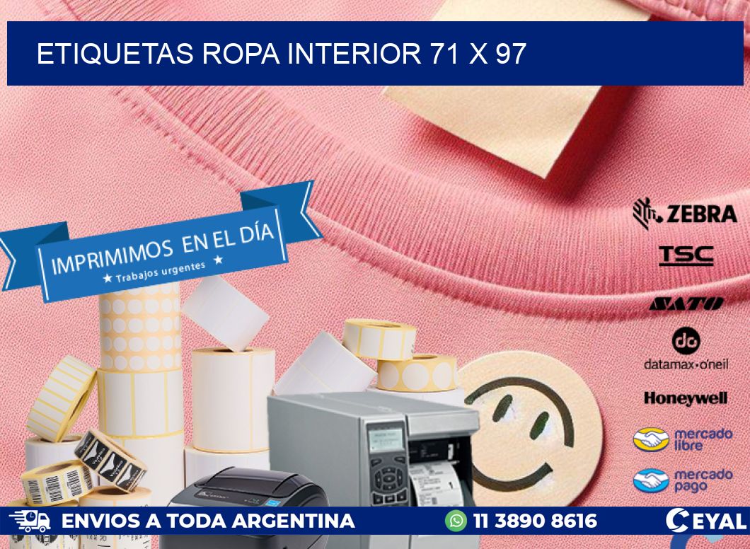 ETIQUETAS ROPA INTERIOR 71 x 97