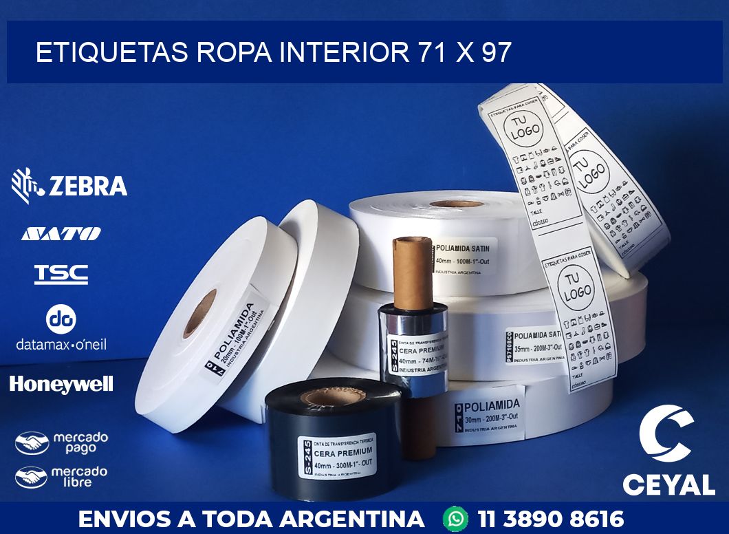 ETIQUETAS ROPA INTERIOR 71 x 97