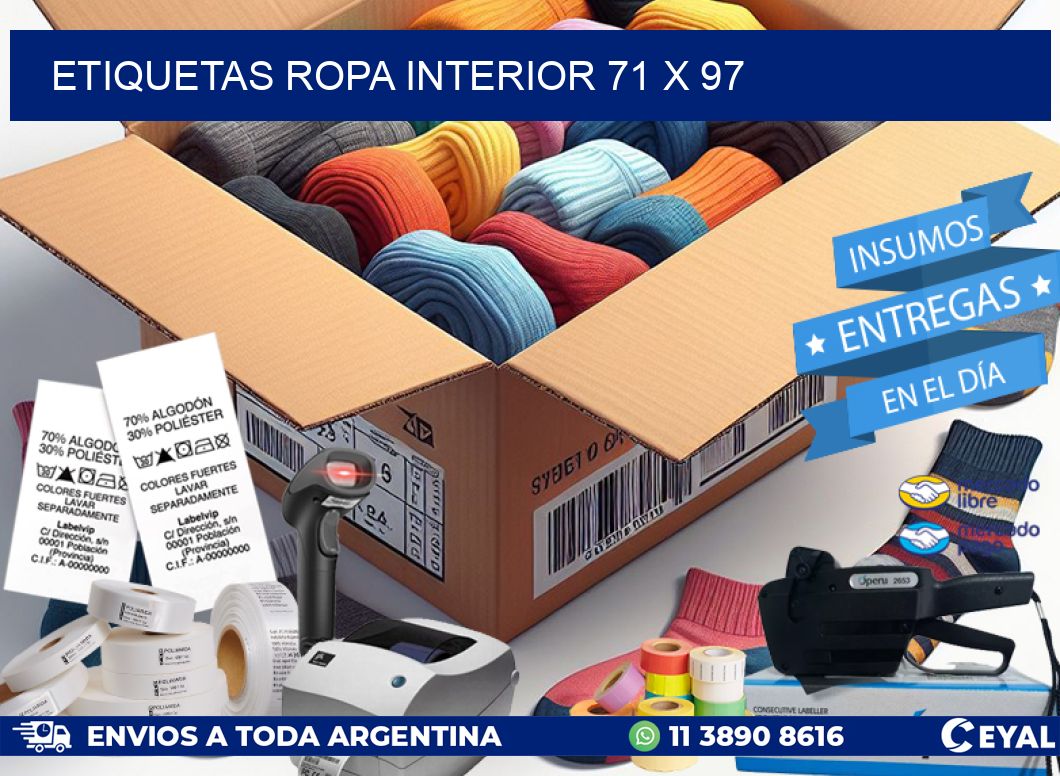 ETIQUETAS ROPA INTERIOR 71 x 97