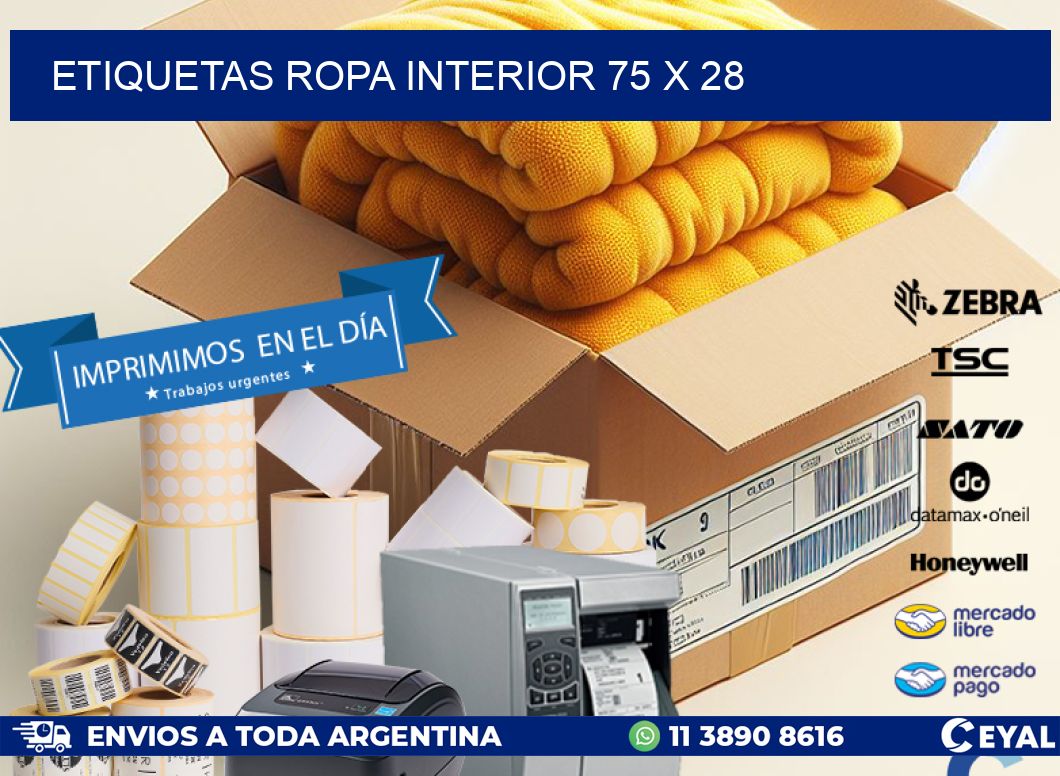 ETIQUETAS ROPA INTERIOR 75 x 28