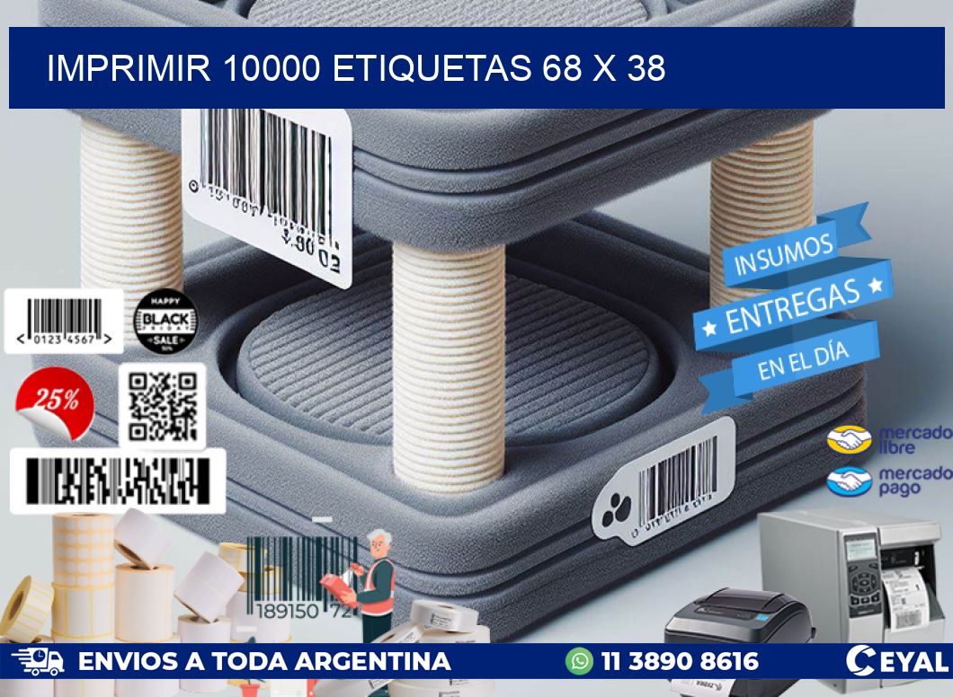 IMPRIMIR 10000 ETIQUETAS 68 x 38