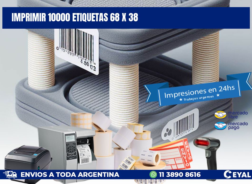 IMPRIMIR 10000 ETIQUETAS 68 x 38