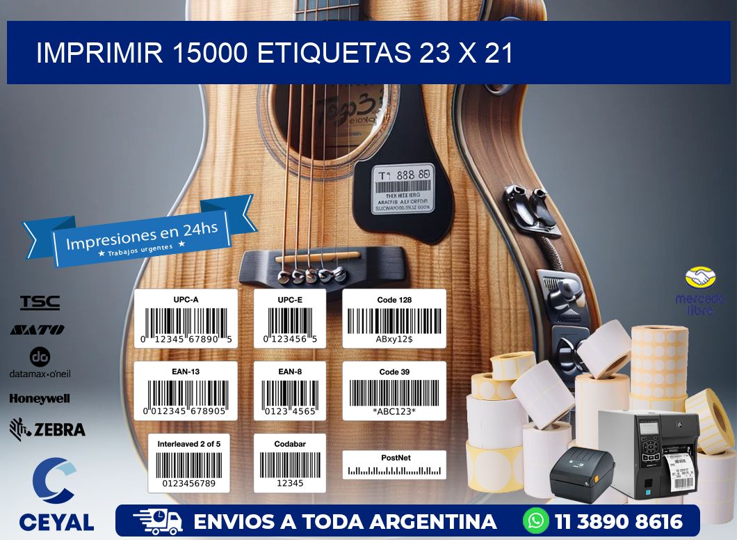 IMPRIMIR 15000 ETIQUETAS 23 x 21