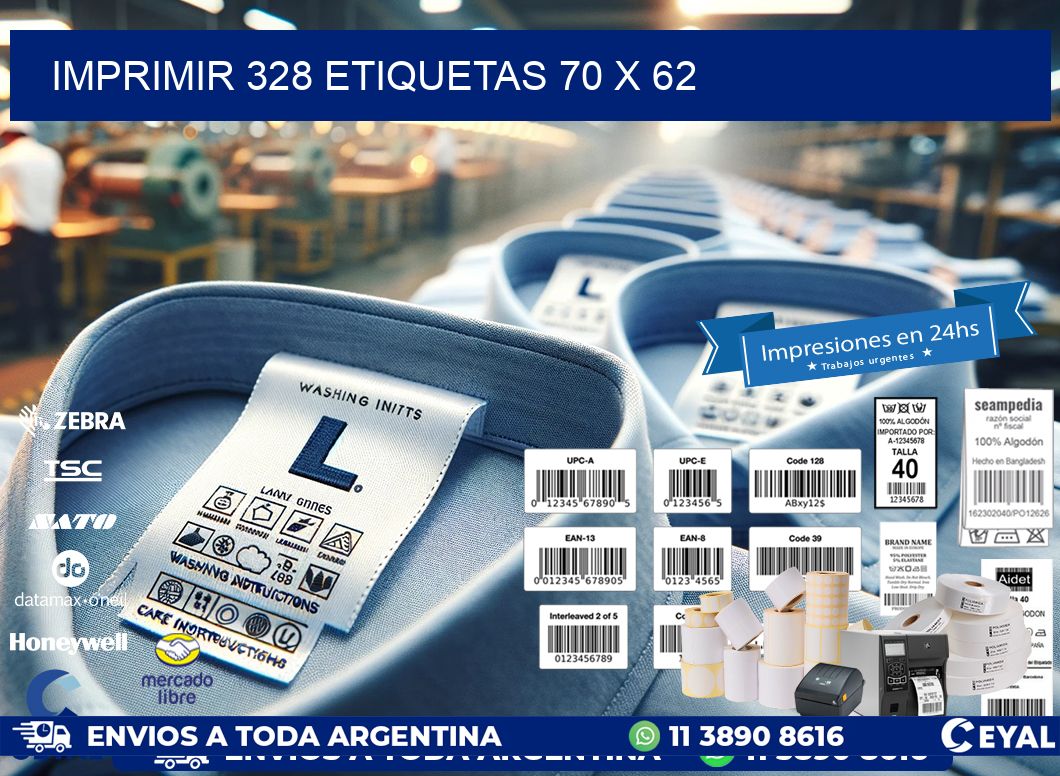 IMPRIMIR 328 ETIQUETAS 70 x 62