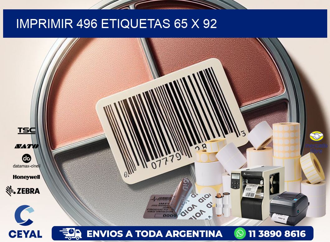 IMPRIMIR 496 ETIQUETAS 65 x 92