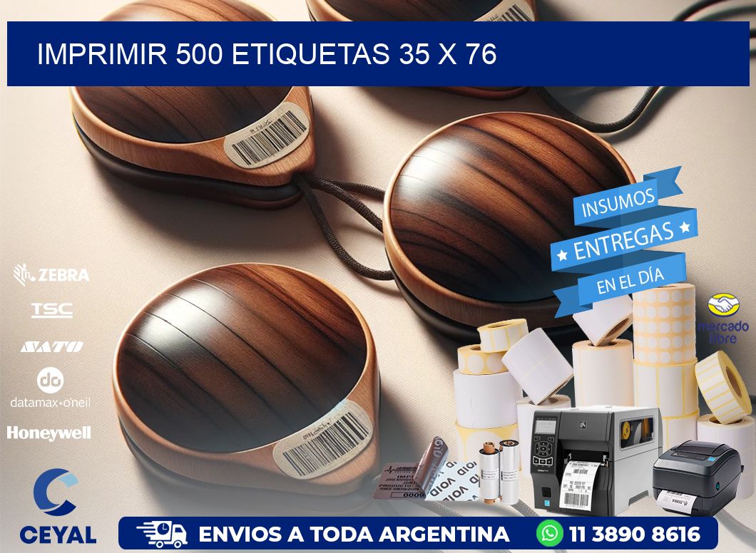 IMPRIMIR 500 ETIQUETAS 35 x 76