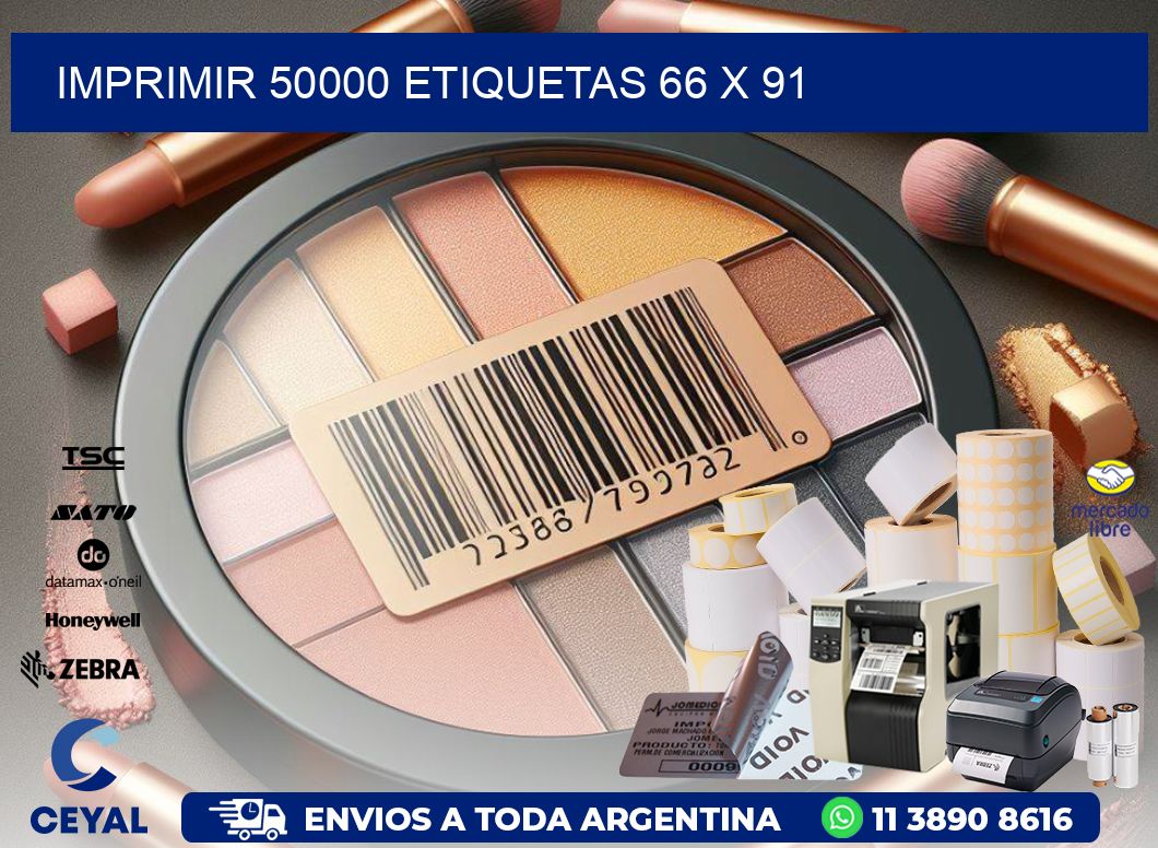 IMPRIMIR 50000 ETIQUETAS 66 x 91