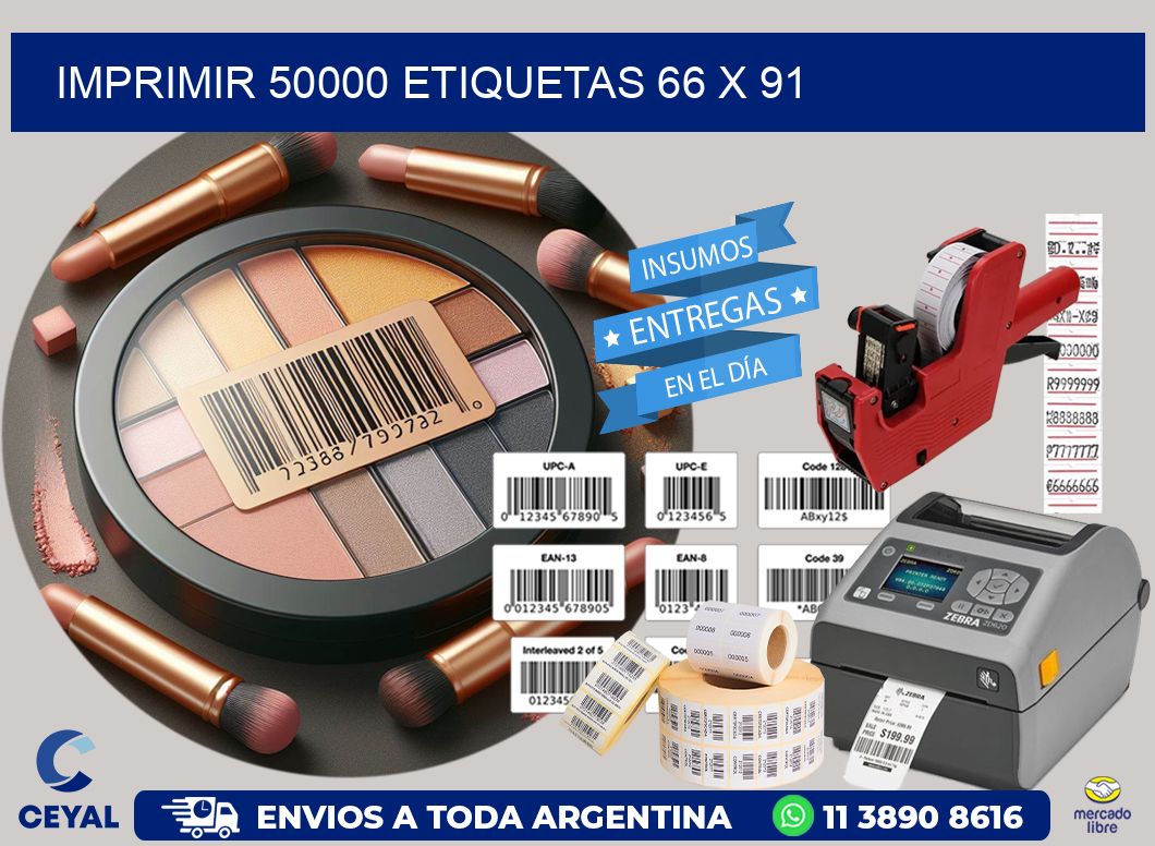 IMPRIMIR 50000 ETIQUETAS 66 x 91