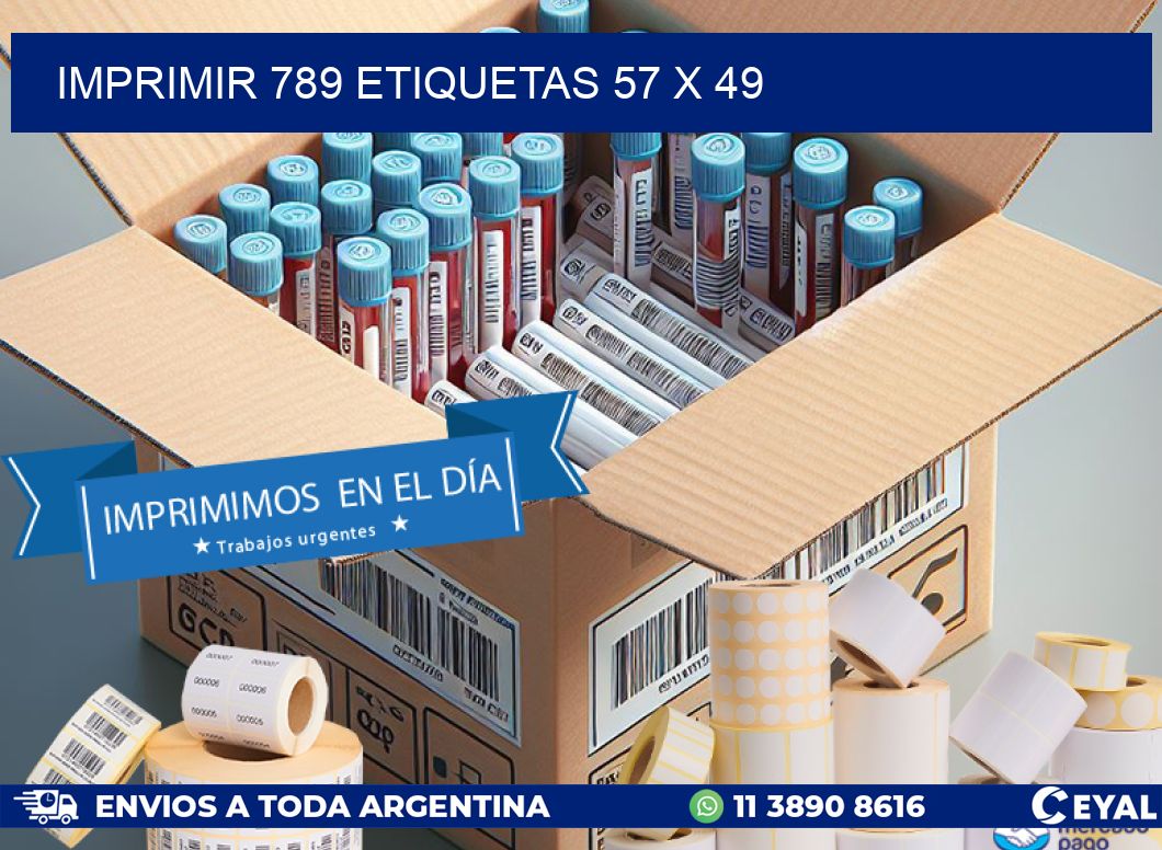 IMPRIMIR 789 ETIQUETAS 57 x 49