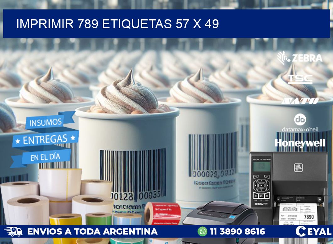 IMPRIMIR 789 ETIQUETAS 57 x 49