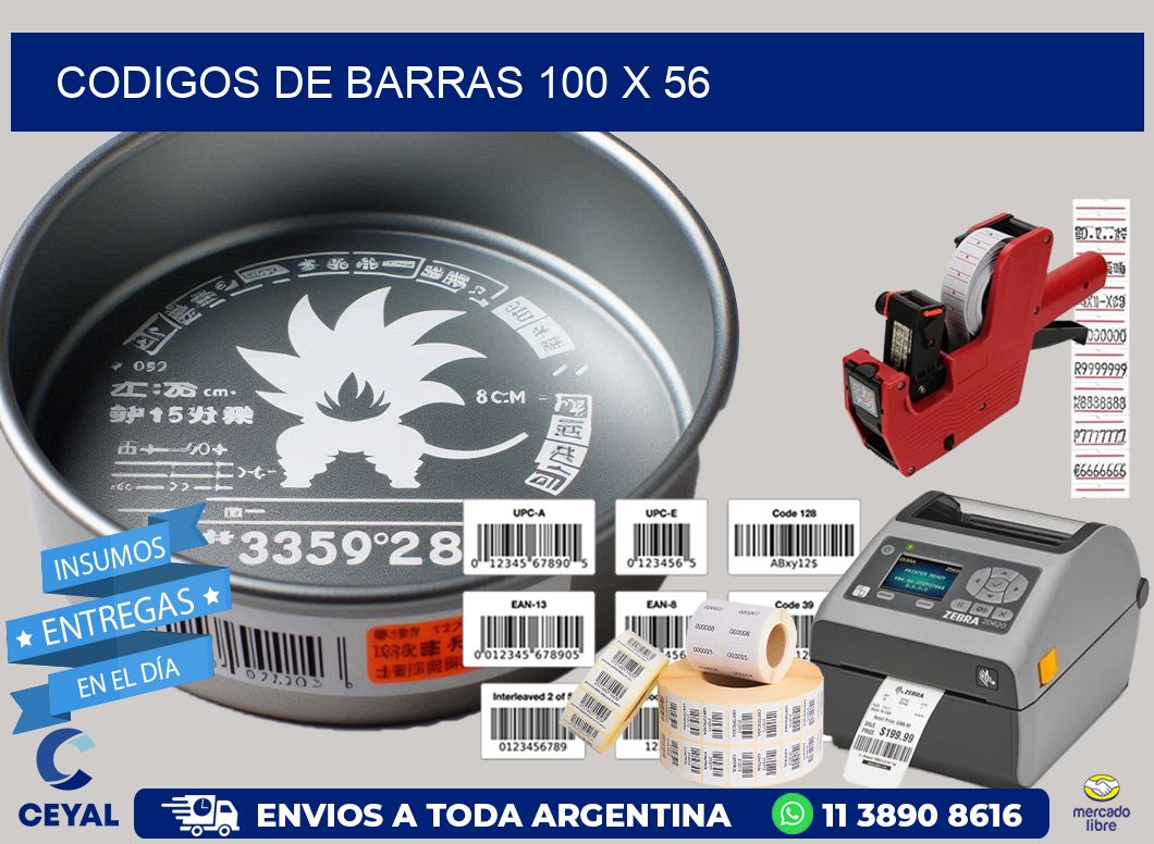 codigos de barras 100 x 56