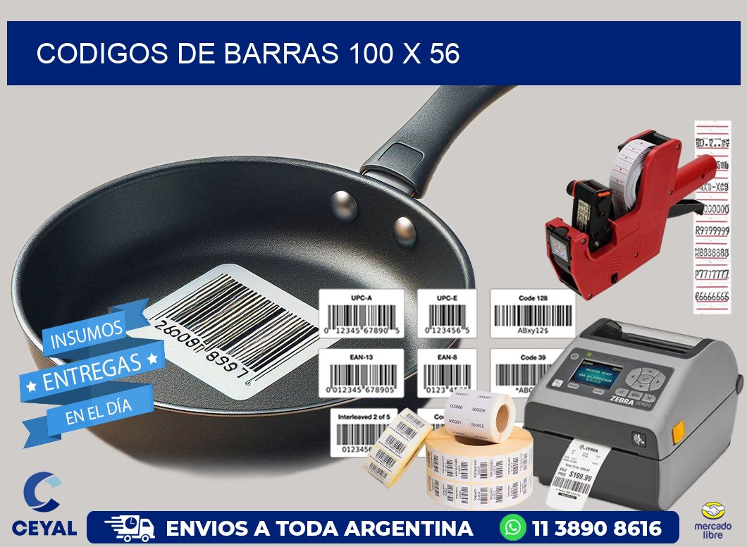 codigos de barras 100 x 56