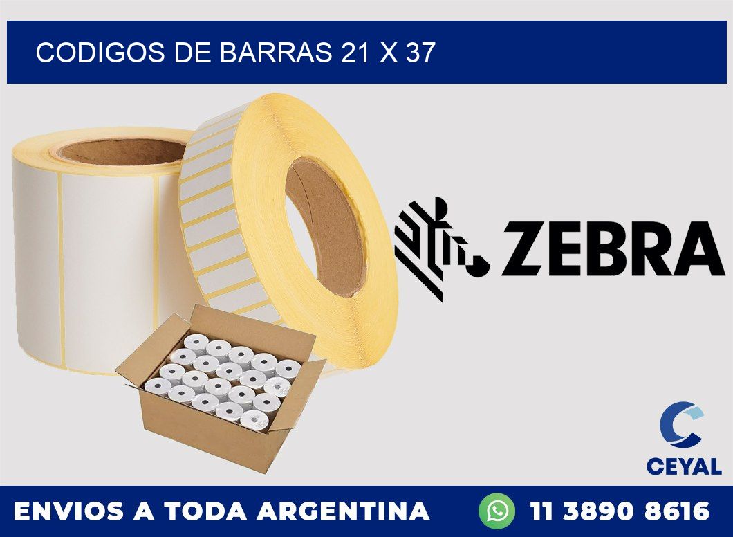 codigos de barras 21 x 37