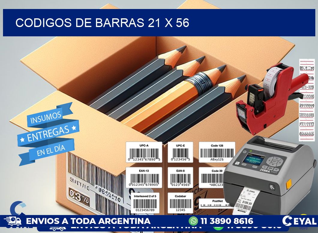 codigos de barras 21 x 56