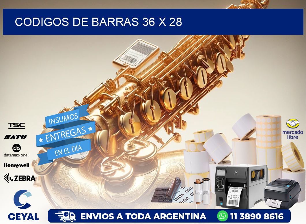 codigos de barras 36 x 28