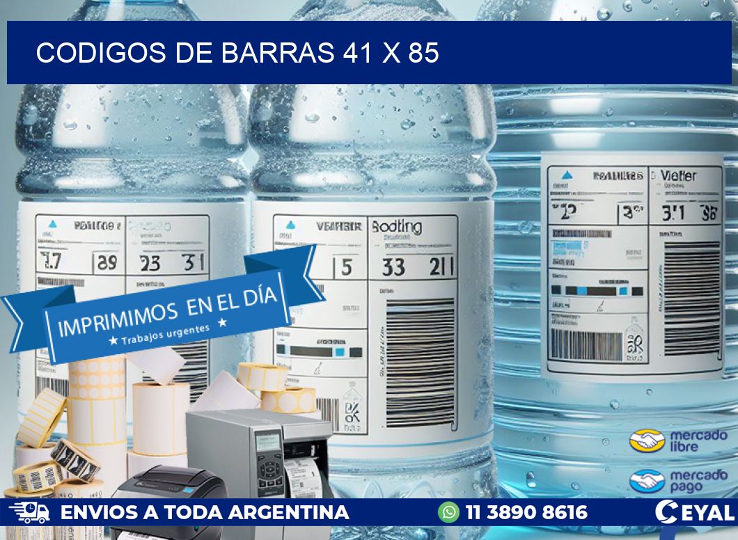 codigos de barras 41 x 85