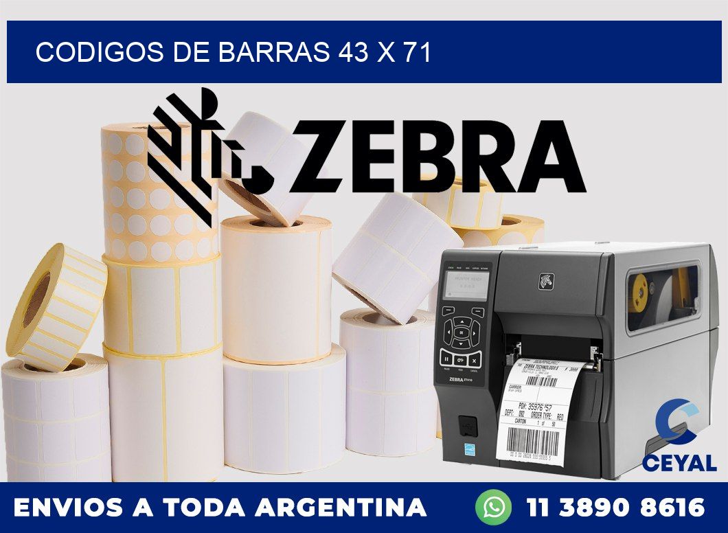 codigos de barras 43 x 71