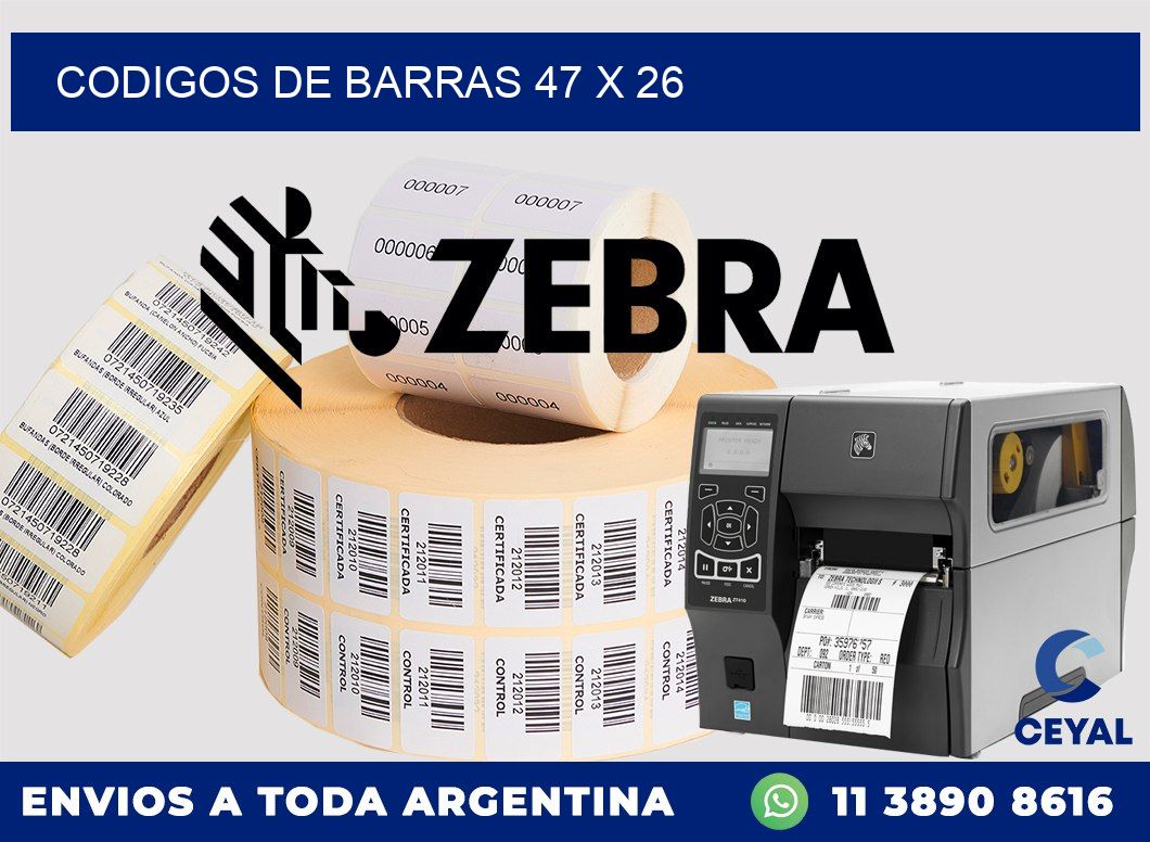 codigos de barras 47 x 26