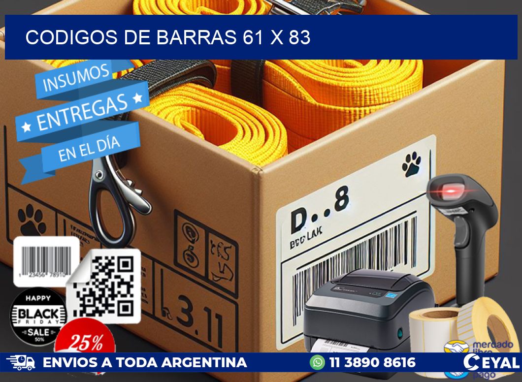 codigos de barras 61 x 83