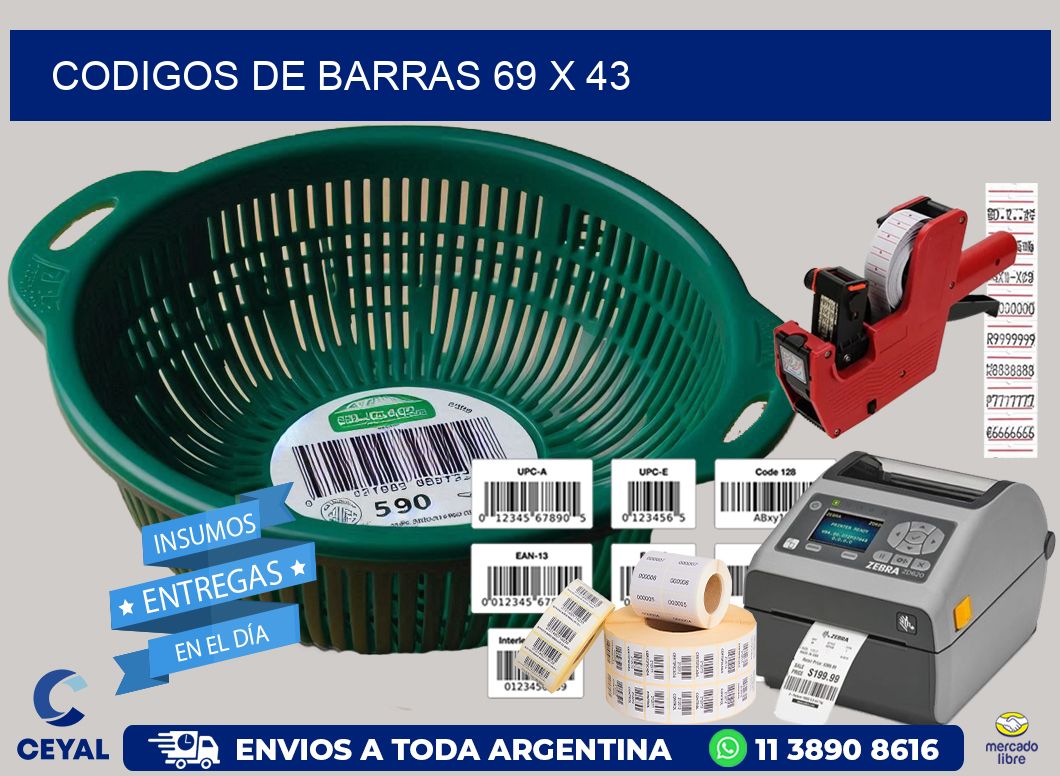 codigos de barras 69 x 43