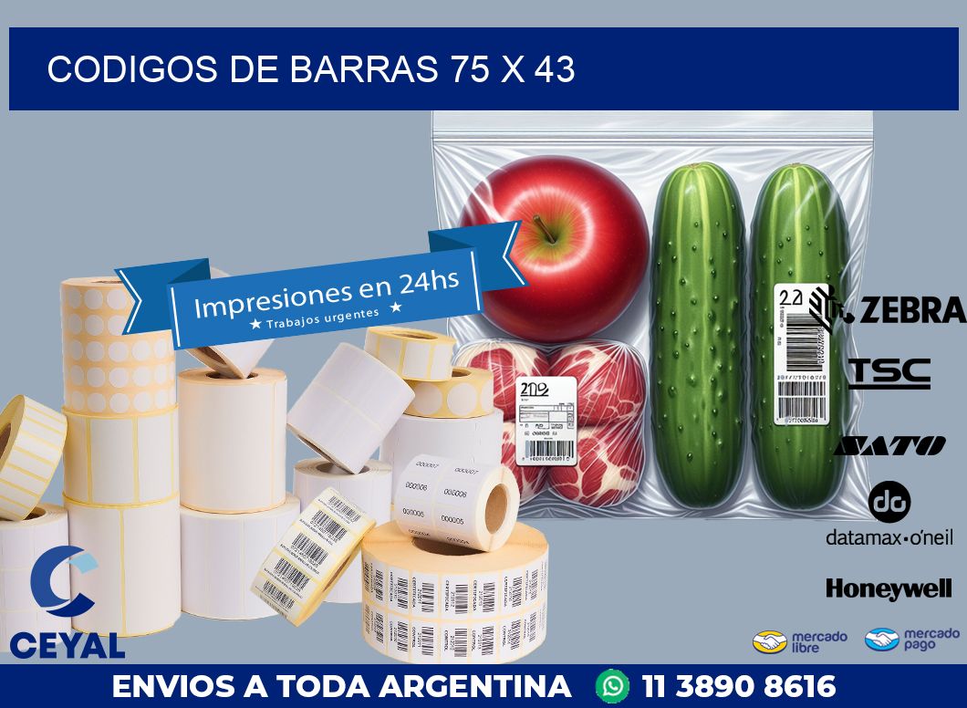 codigos de barras 75 x 43