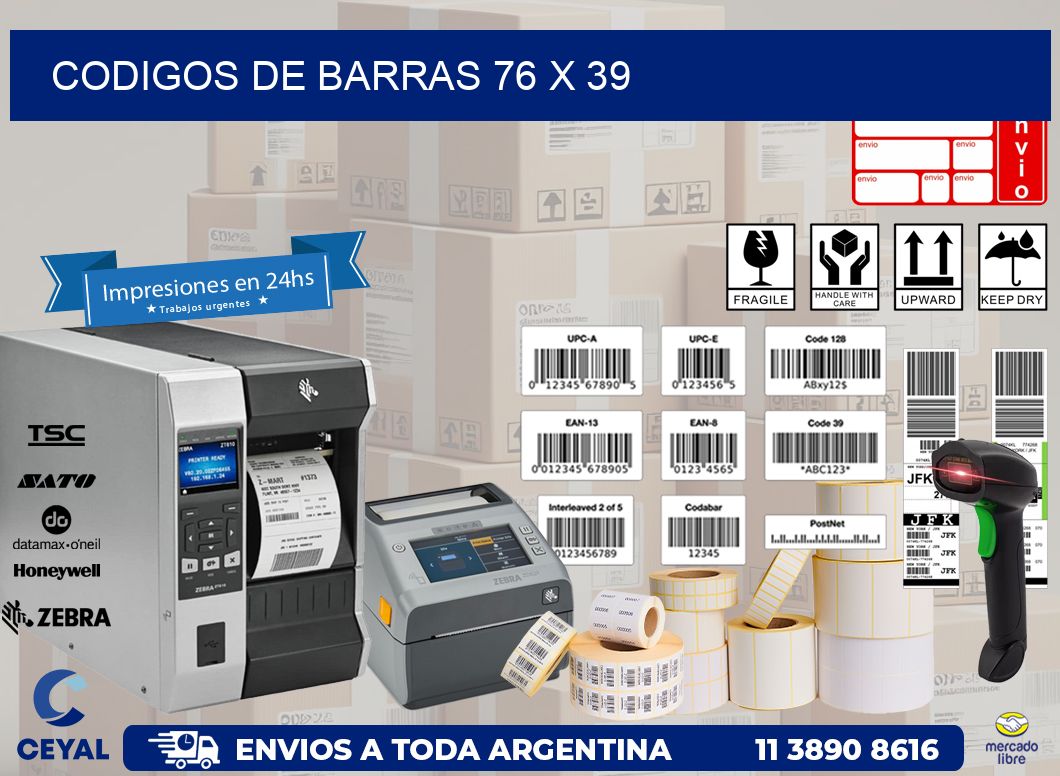 codigos de barras 76 x 39