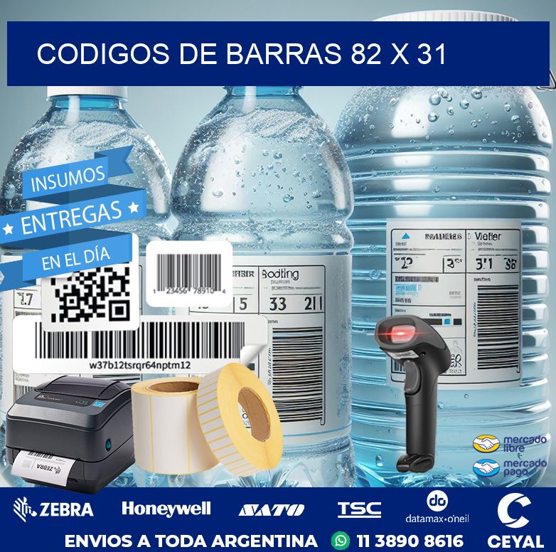 codigos de barras 82 x 31