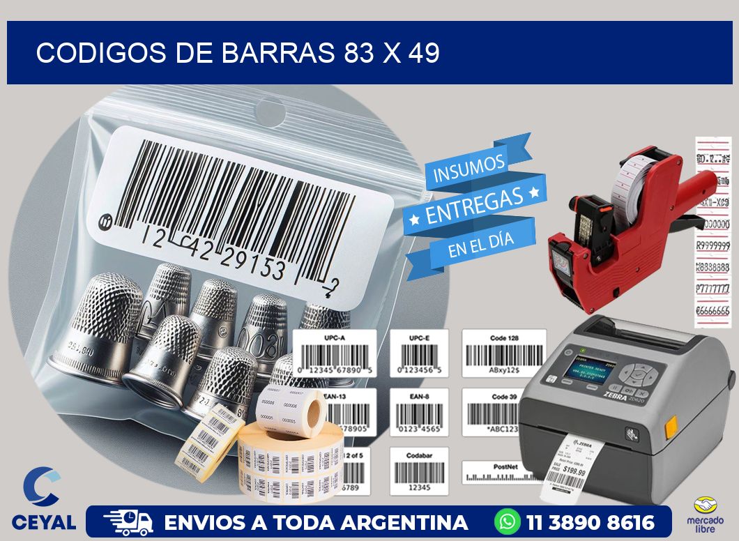 codigos de barras 83 x 49