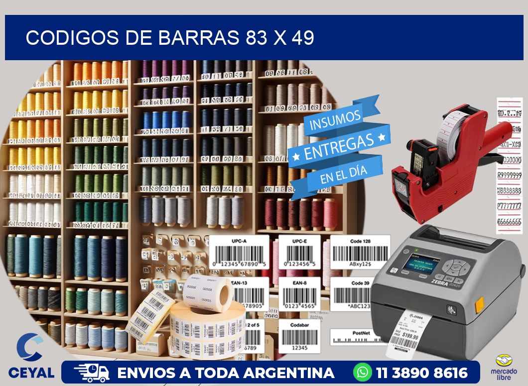 codigos de barras 83 x 49