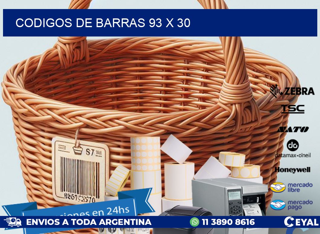 codigos de barras 93 x 30