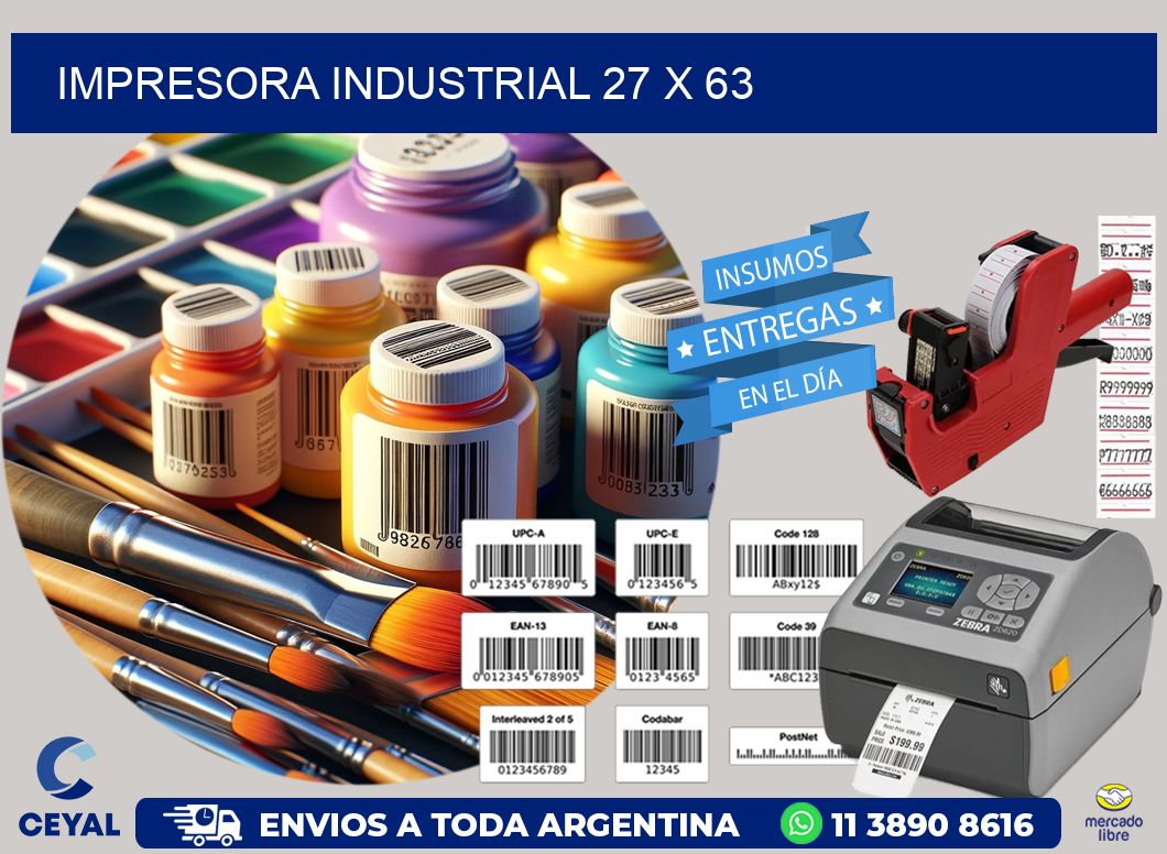 impresora industrial 27 x 63