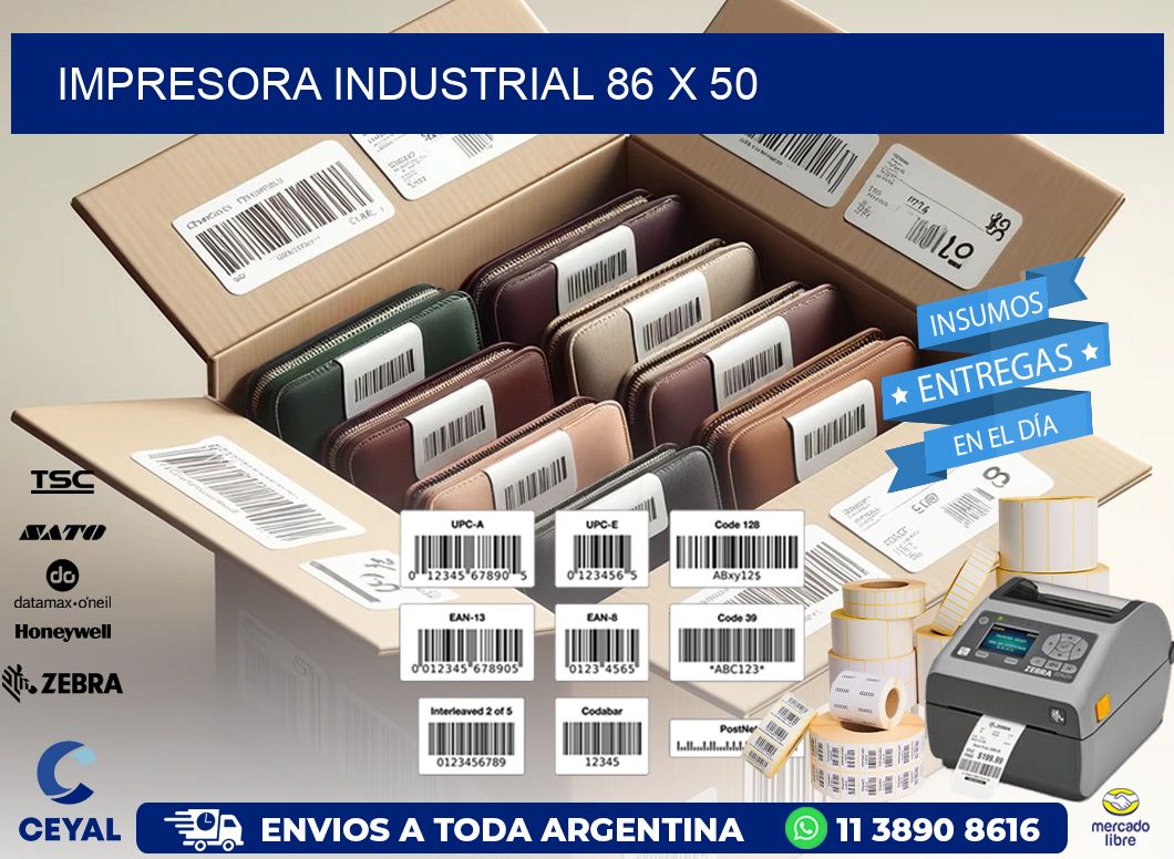 impresora industrial 86 x 50