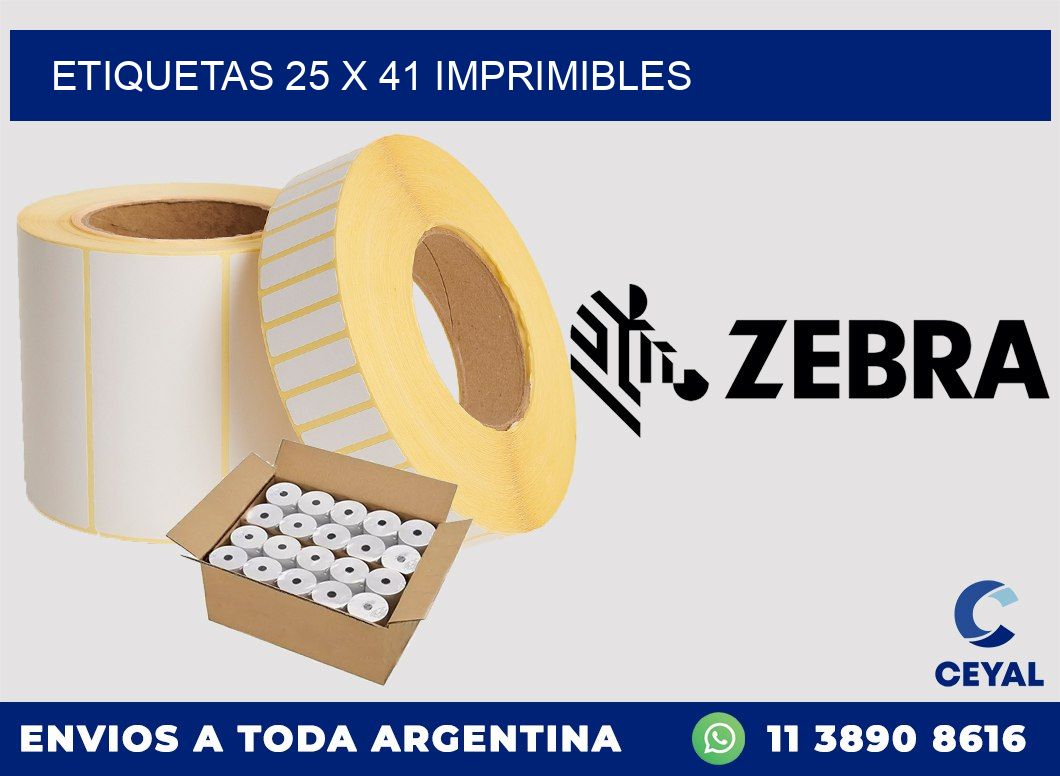 ETIQUETAS 25 x 41 IMPRIMIBLES