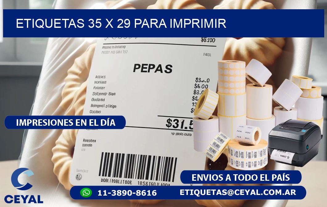 ETIQUETAS 35 x 29 PARA IMPRIMIR