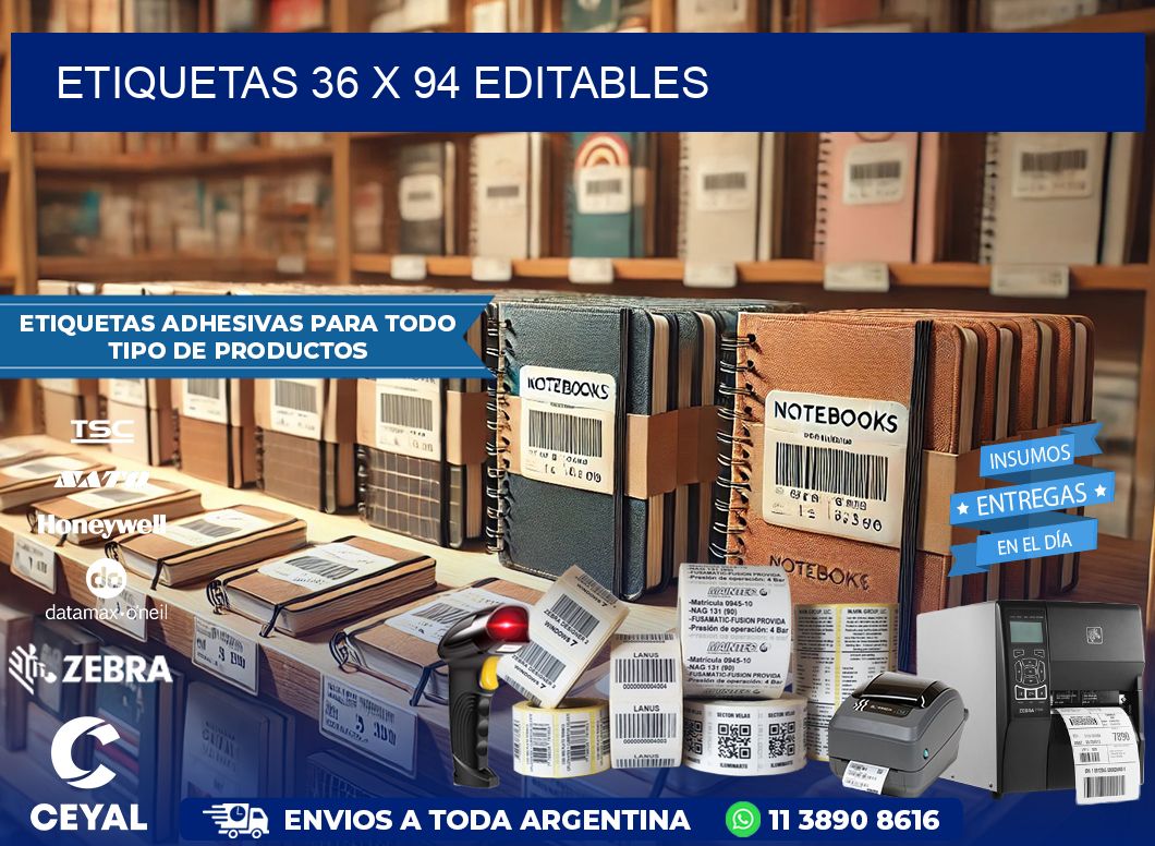 ETIQUETAS 36 x 94 EDITABLES