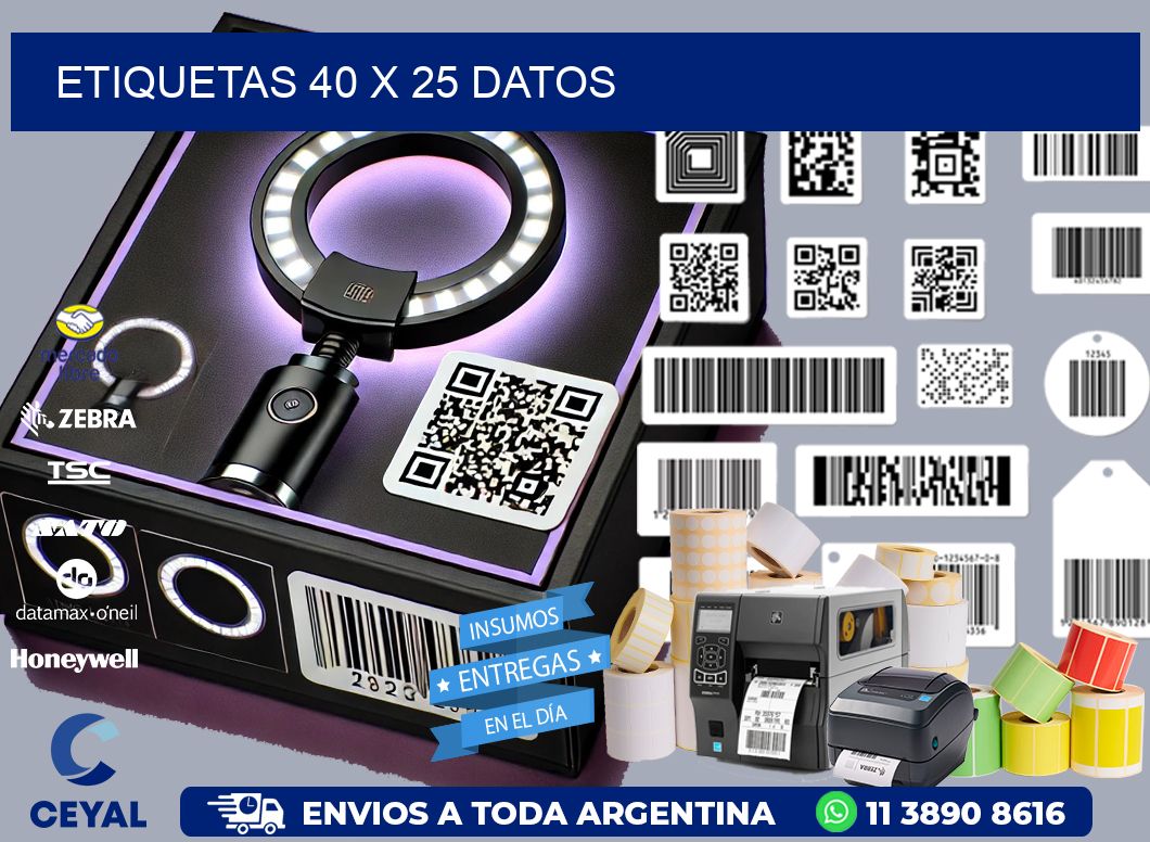 ETIQUETAS 40 x 25 DATOS