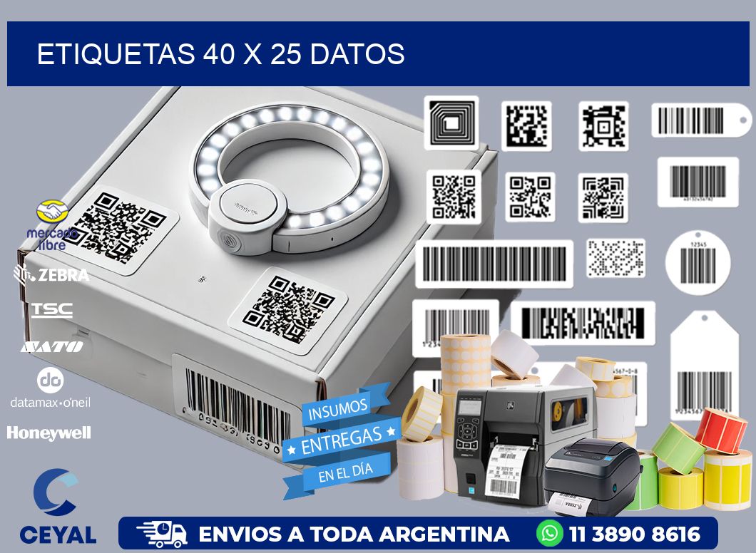 ETIQUETAS 40 x 25 DATOS