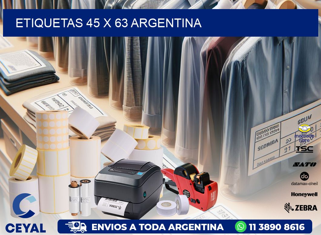 ETIQUETAS 45 x 63 ARGENTINA