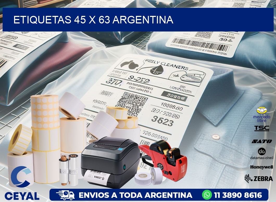 ETIQUETAS 45 x 63 ARGENTINA