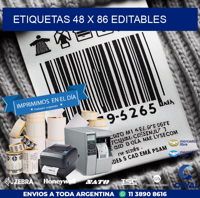 ETIQUETAS 48 x 86 EDITABLES