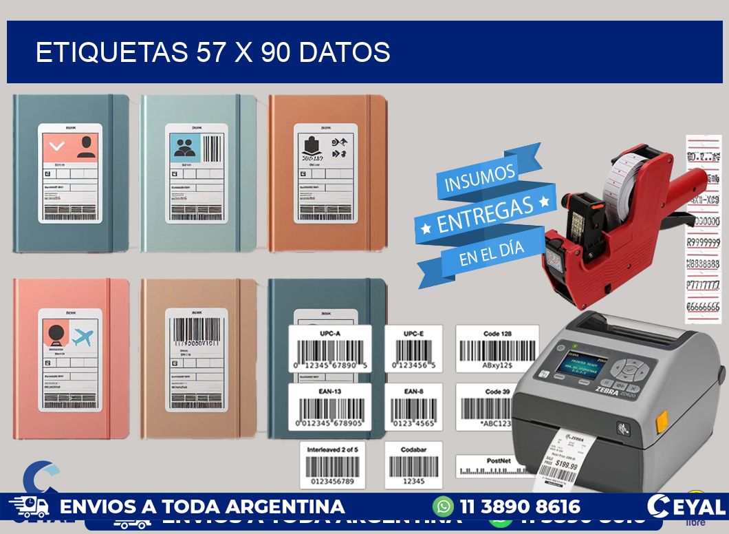 ETIQUETAS 57 x 90 DATOS