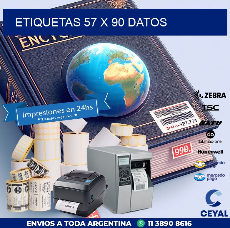 ETIQUETAS 57 x 90 DATOS