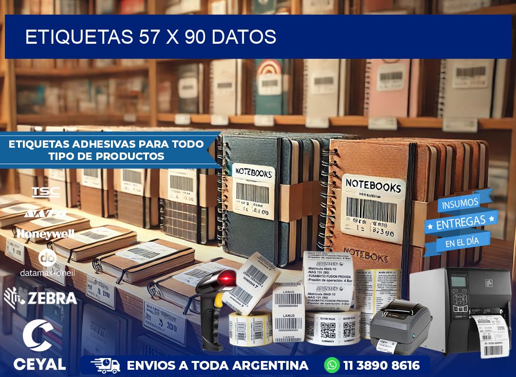 ETIQUETAS 57 x 90 DATOS