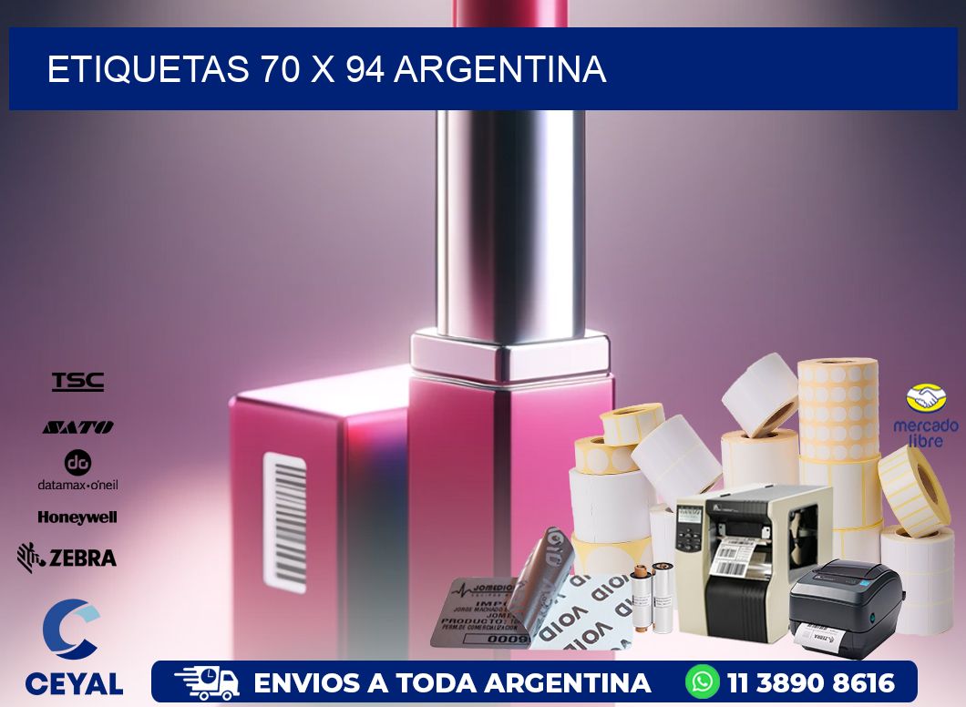 ETIQUETAS 70 x 94 ARGENTINA