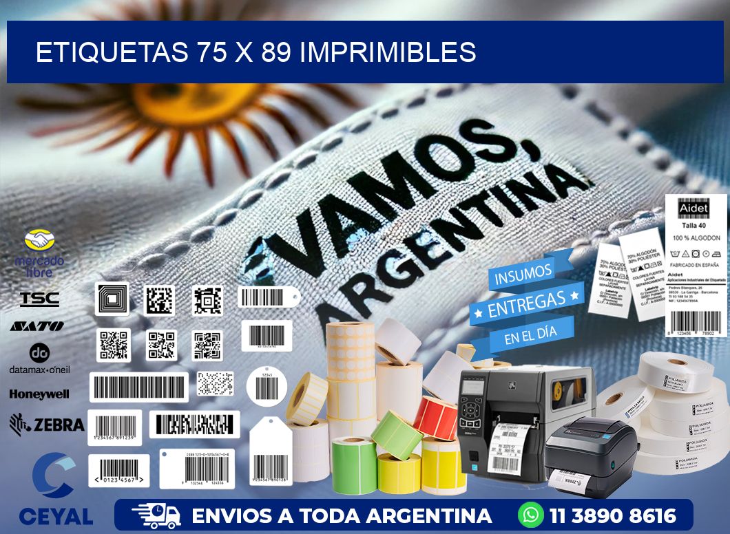 ETIQUETAS 75 x 89 IMPRIMIBLES