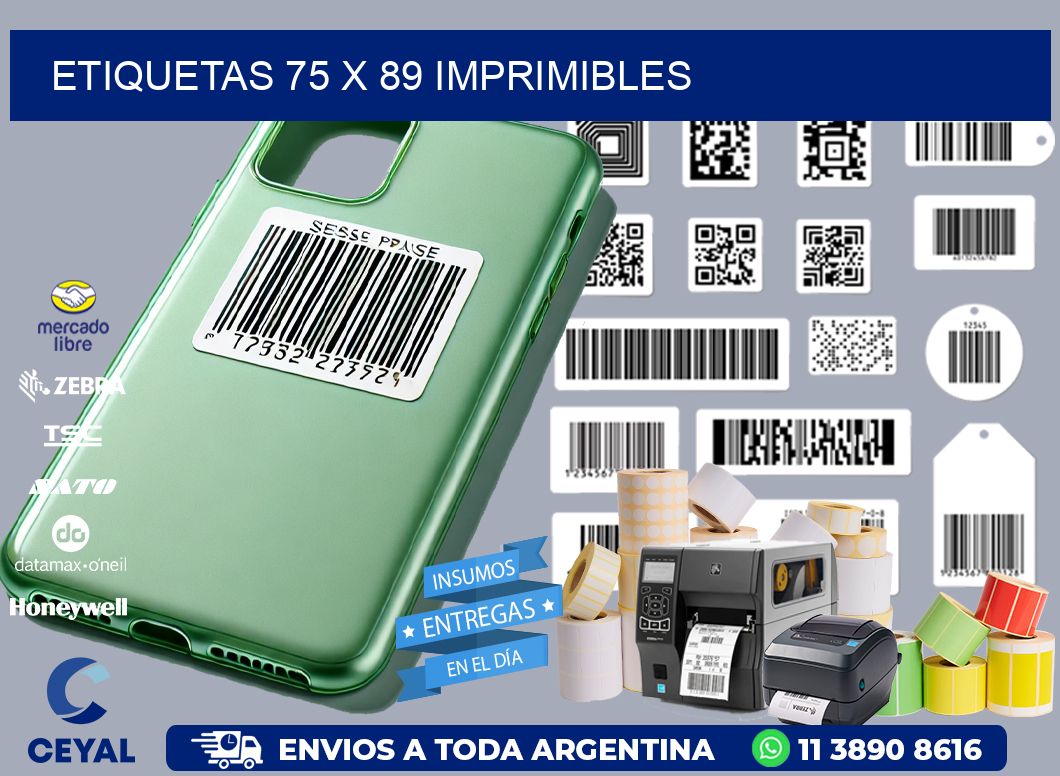 ETIQUETAS 75 x 89 IMPRIMIBLES