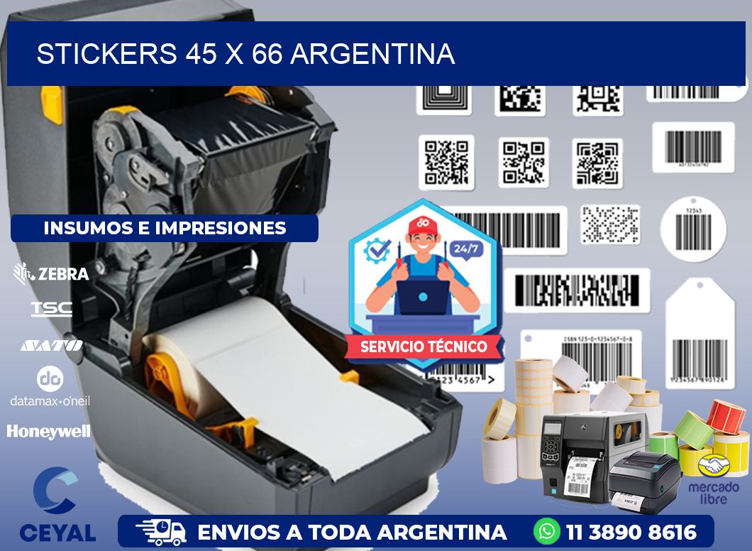 STICKERS 45 x 66 ARGENTINA